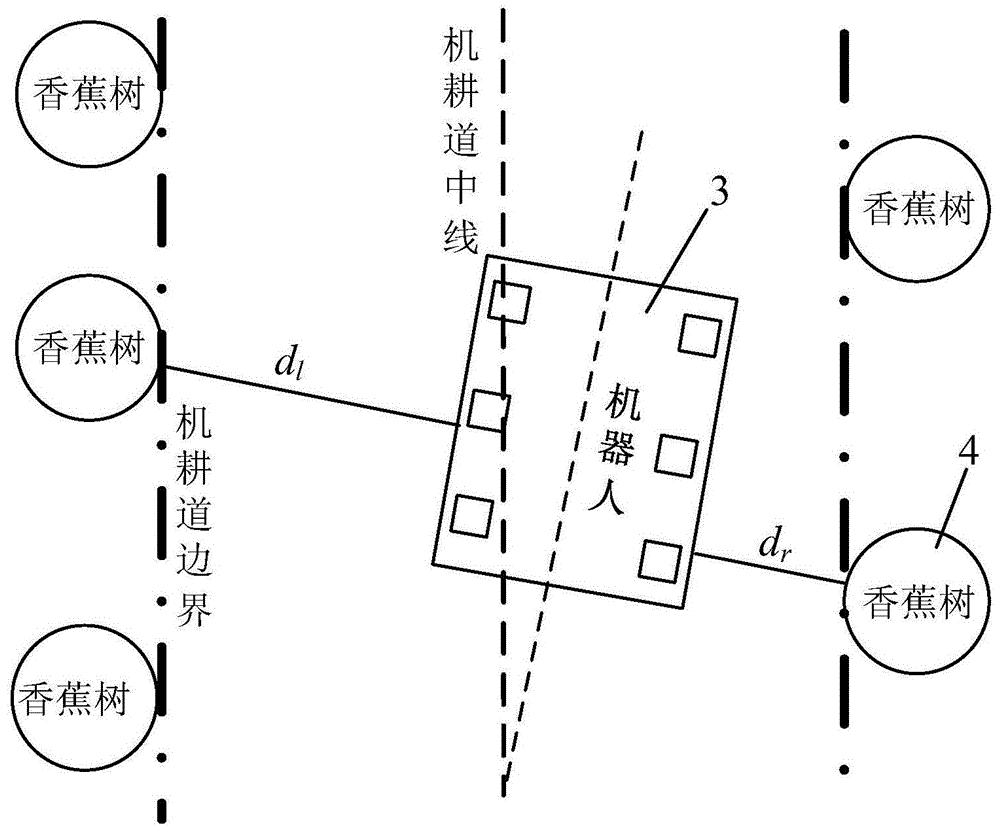 基于拟合滤波的激光和超声波香蕉树测距方法