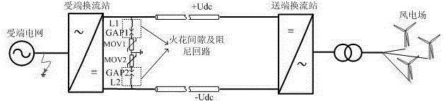 提高电压源换流器直流输电故障穿越能力的主回路及方法