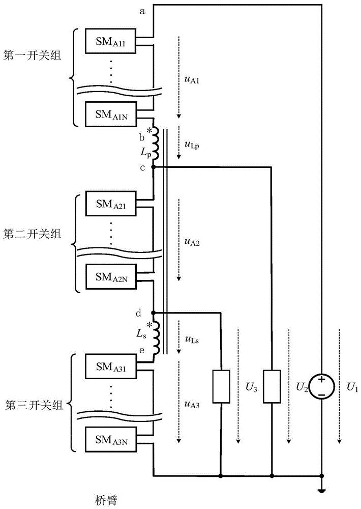 单输入双输出三开关组DC-DC变换器及其控制方法