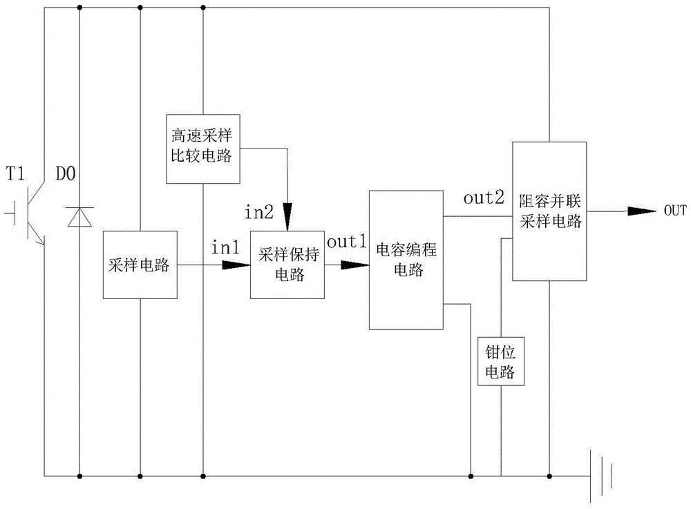 一种基于并联电容器的高速管压降检测电路