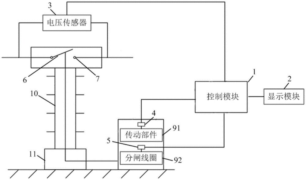 一种模拟断路器开断性能降低的试验装置