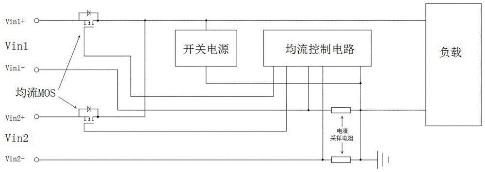 一种基于PMOS的低功耗冗余均流电路