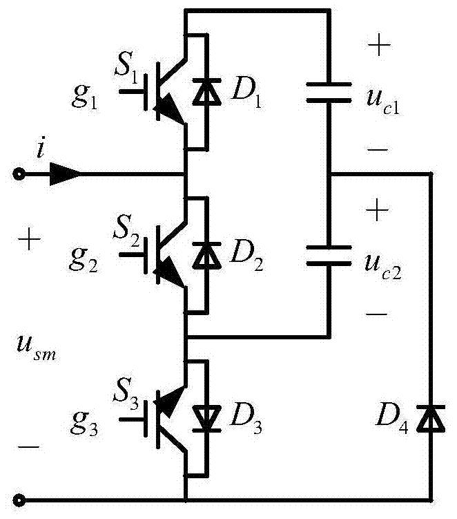 二极管箝位式模块化多电平换流器子模块等值仿真方法