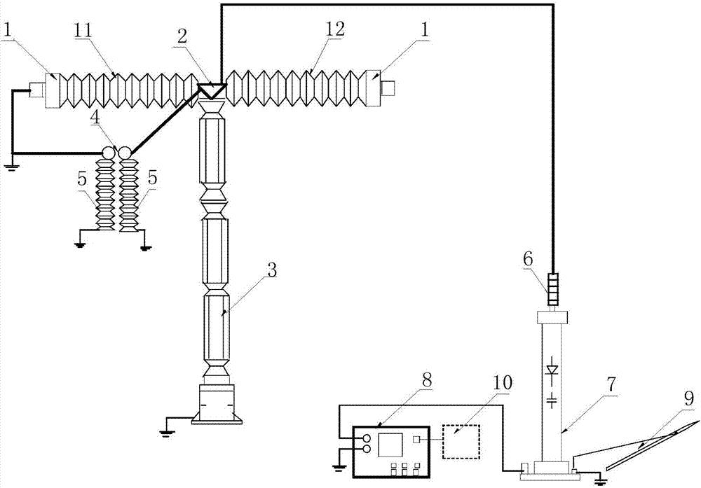 500kV交流滤波器断路器断口电压测量系统及方法