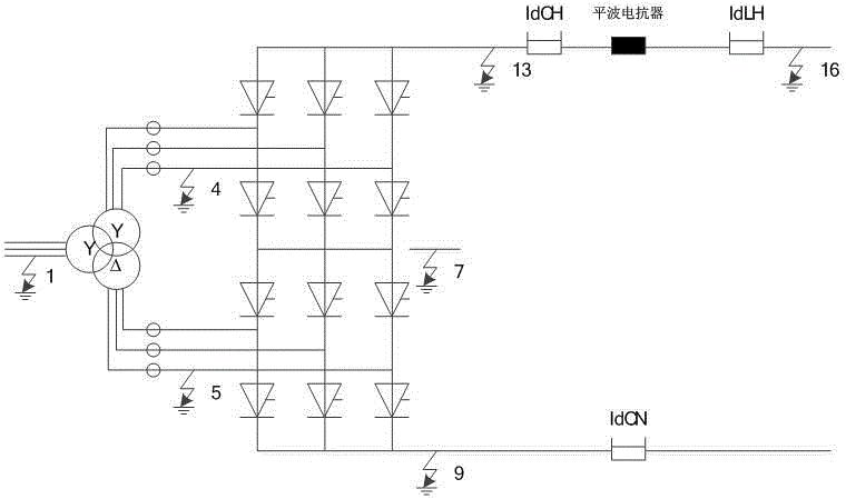 一种分段式阀组直流差动保护方法